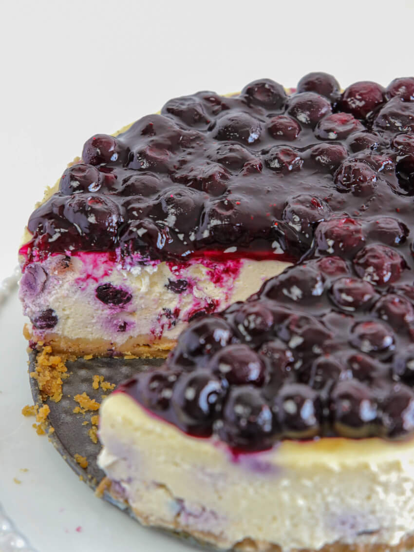 the best blueberry cheesecake