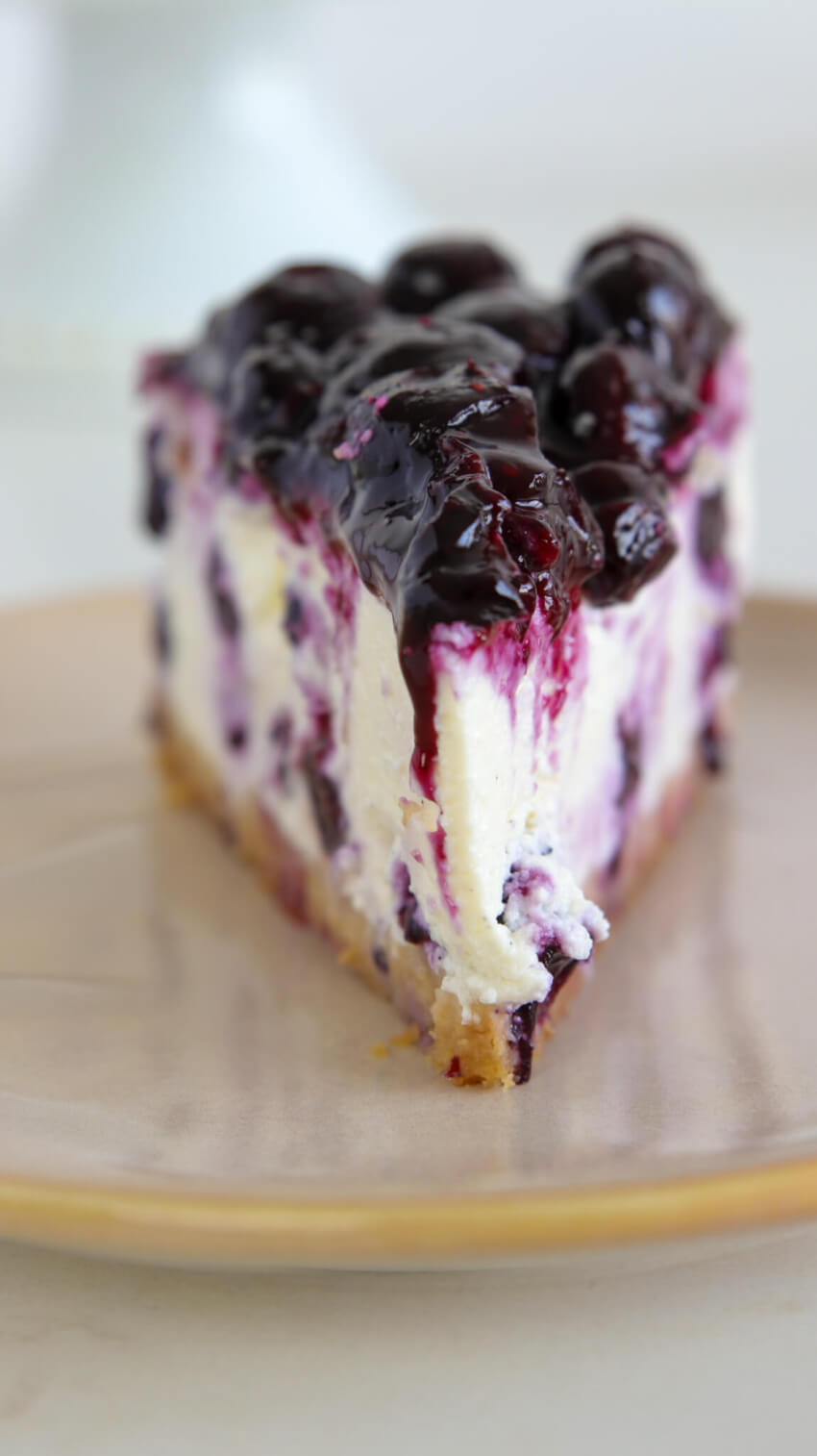 how to make blueberry cheesecake