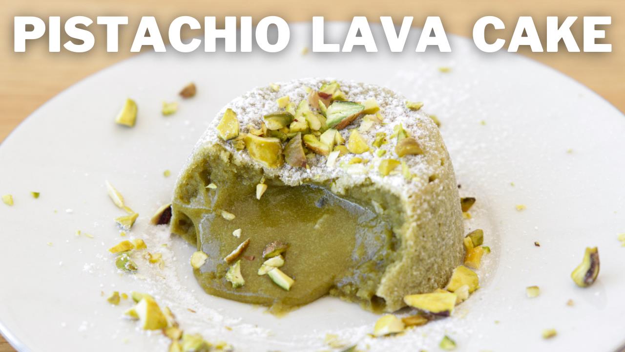 Pistachio Lava Cake Recipe