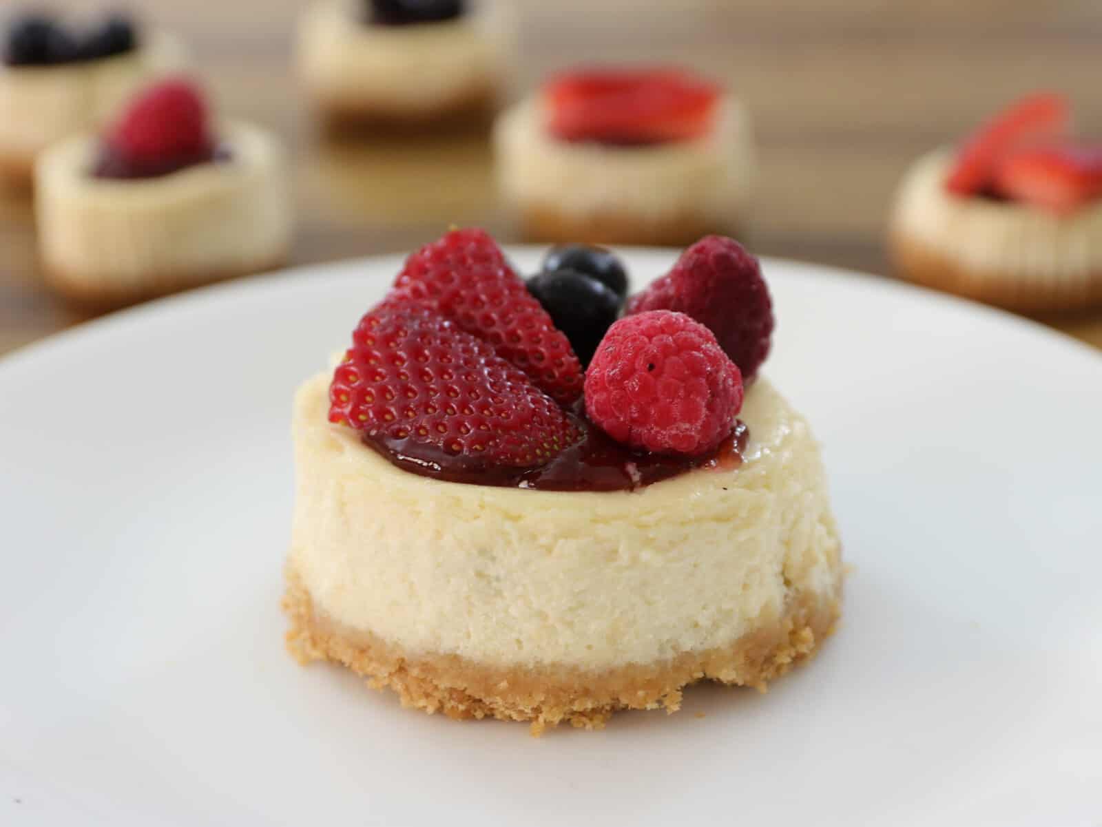 mini cheesecakes