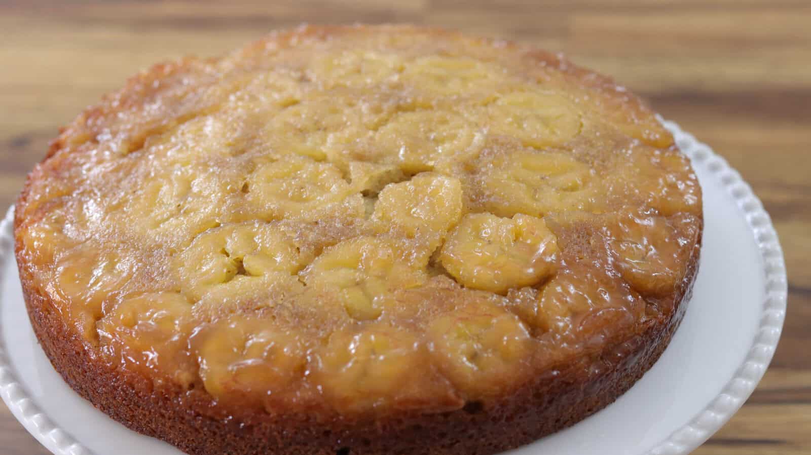 Upside-Down Banana Cake Recipe