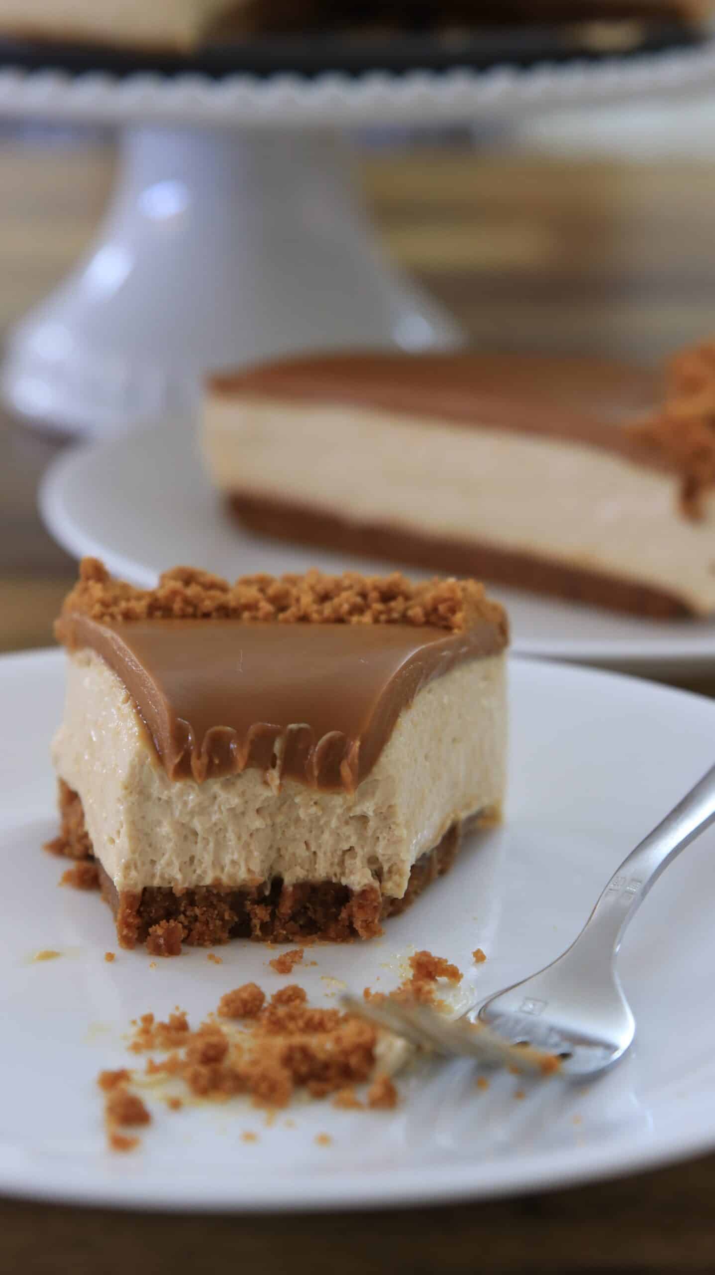 easy biscoff cheesecake