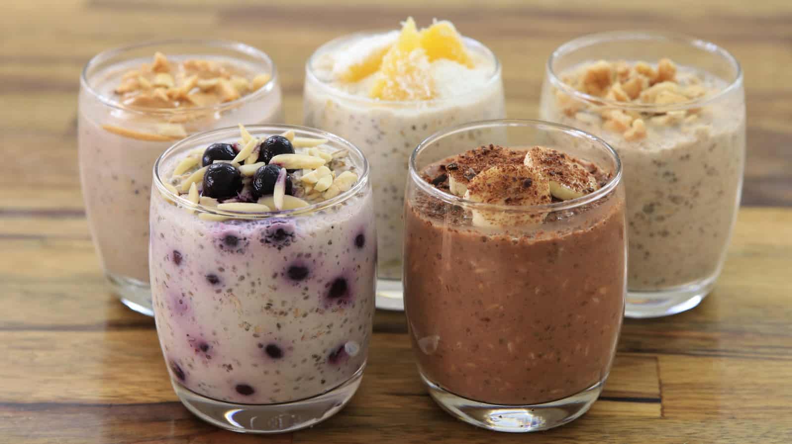 5 Healthy Overnight Oats Recipes | Complete Guide + Video