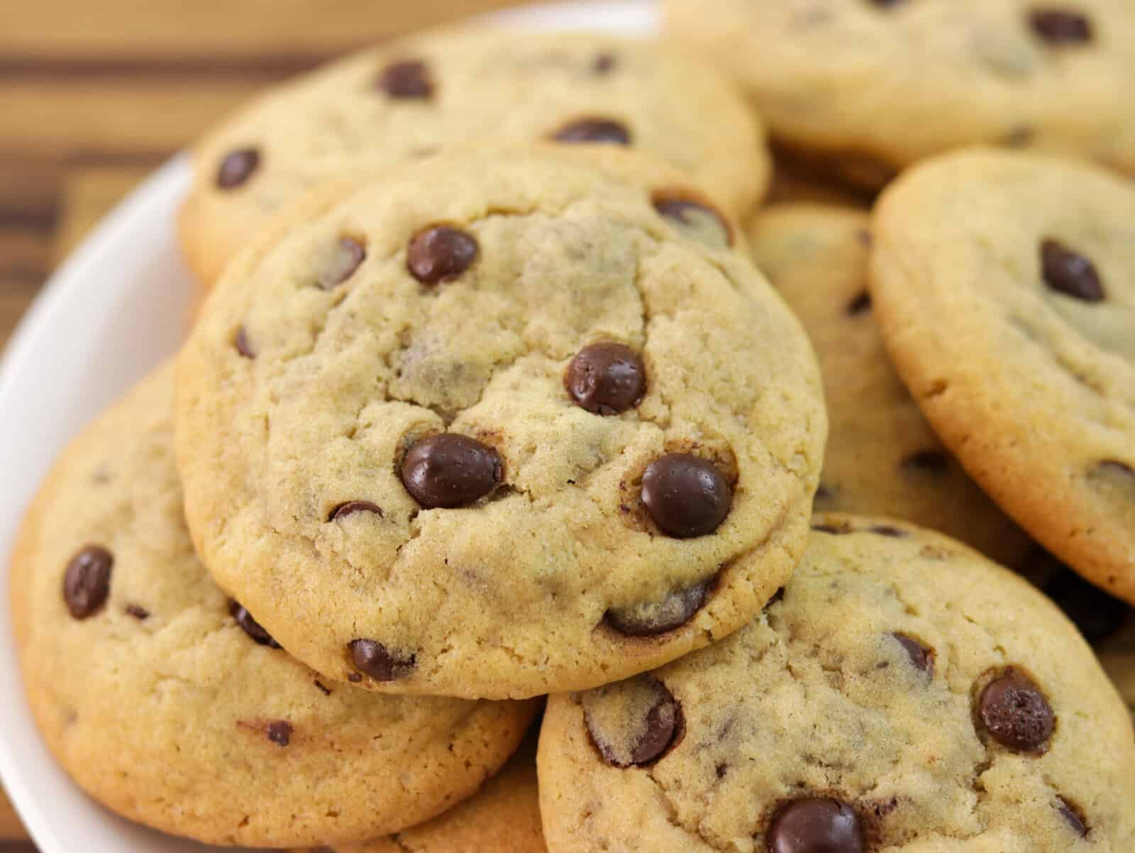 soft and chewy chocolate chip cookies