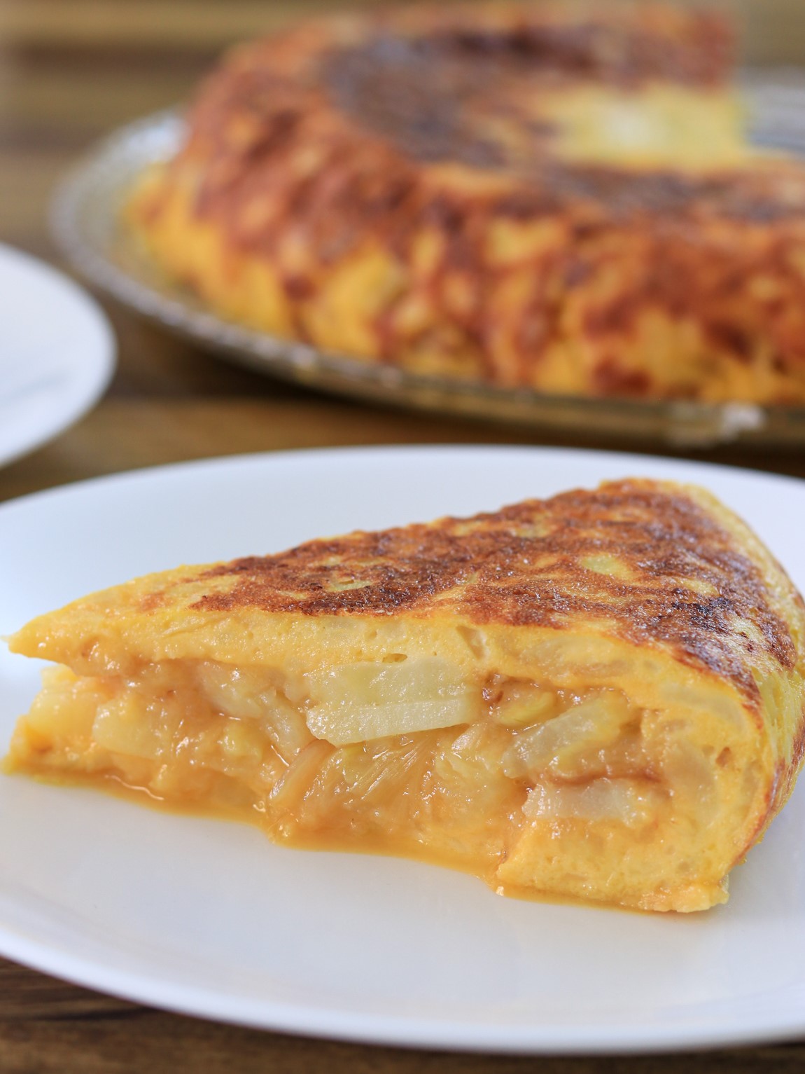 Homemade creamy Spanish Omelette 