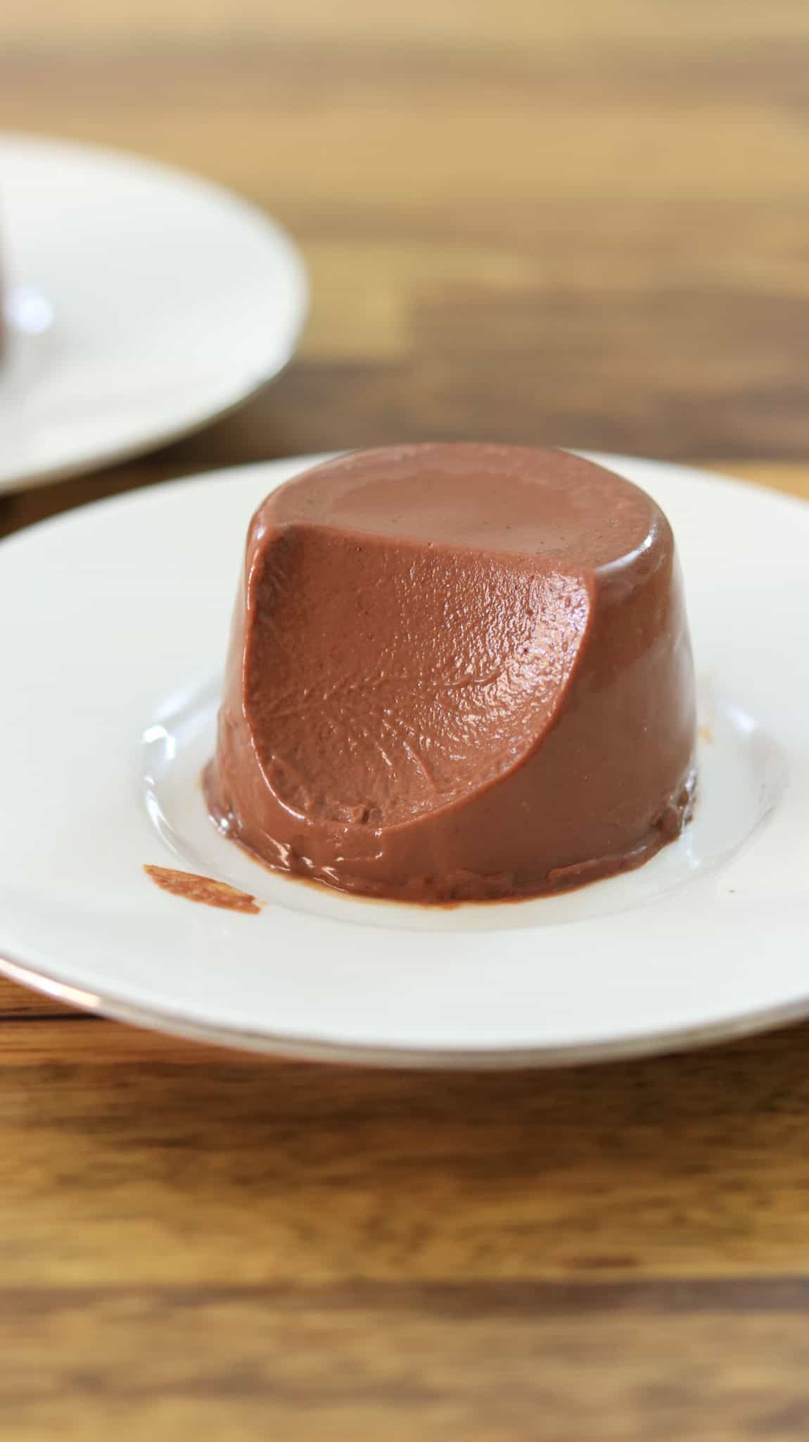 rich and creamy chocolate panna cotta