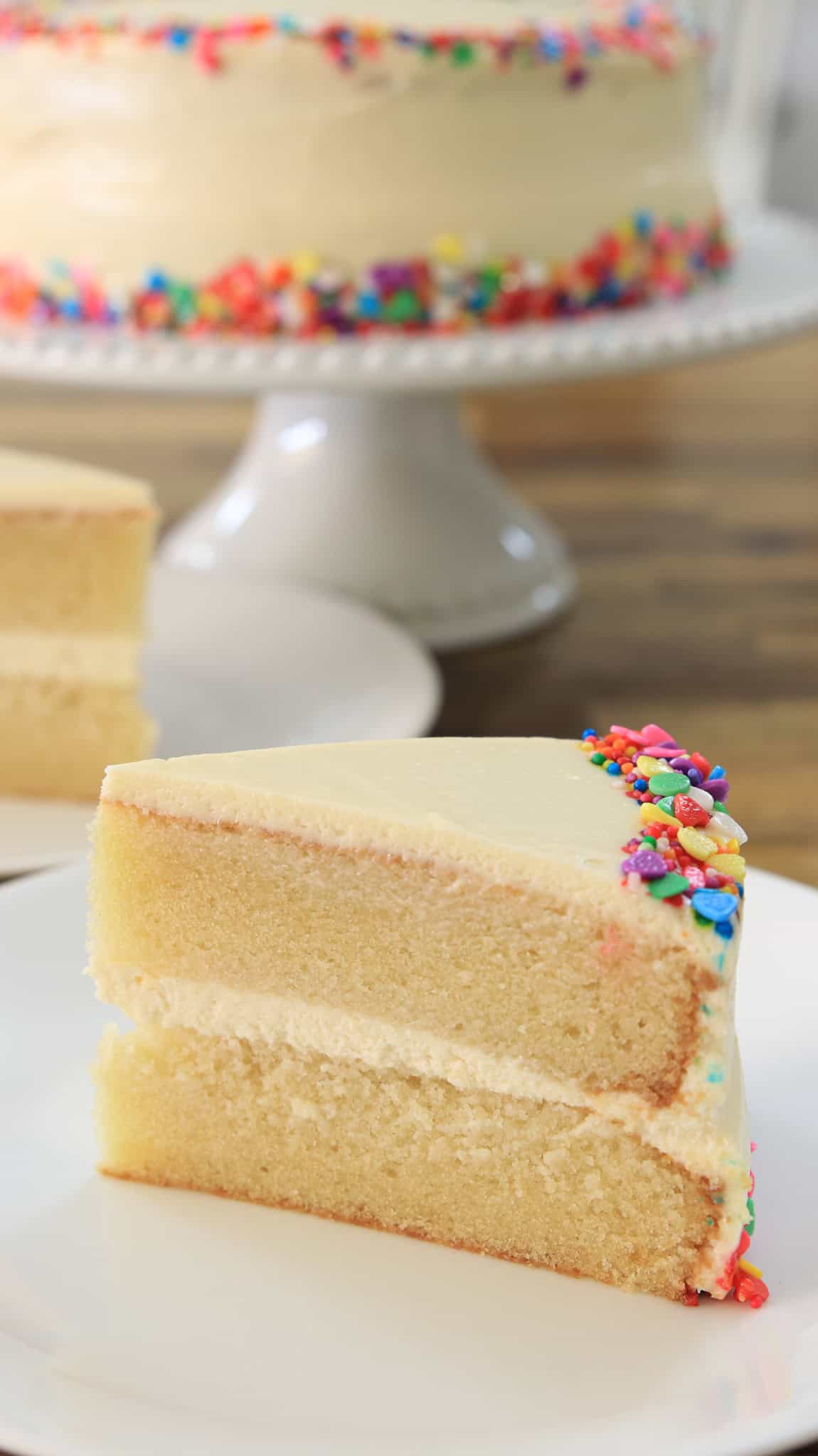 moist and butter vanilla cake