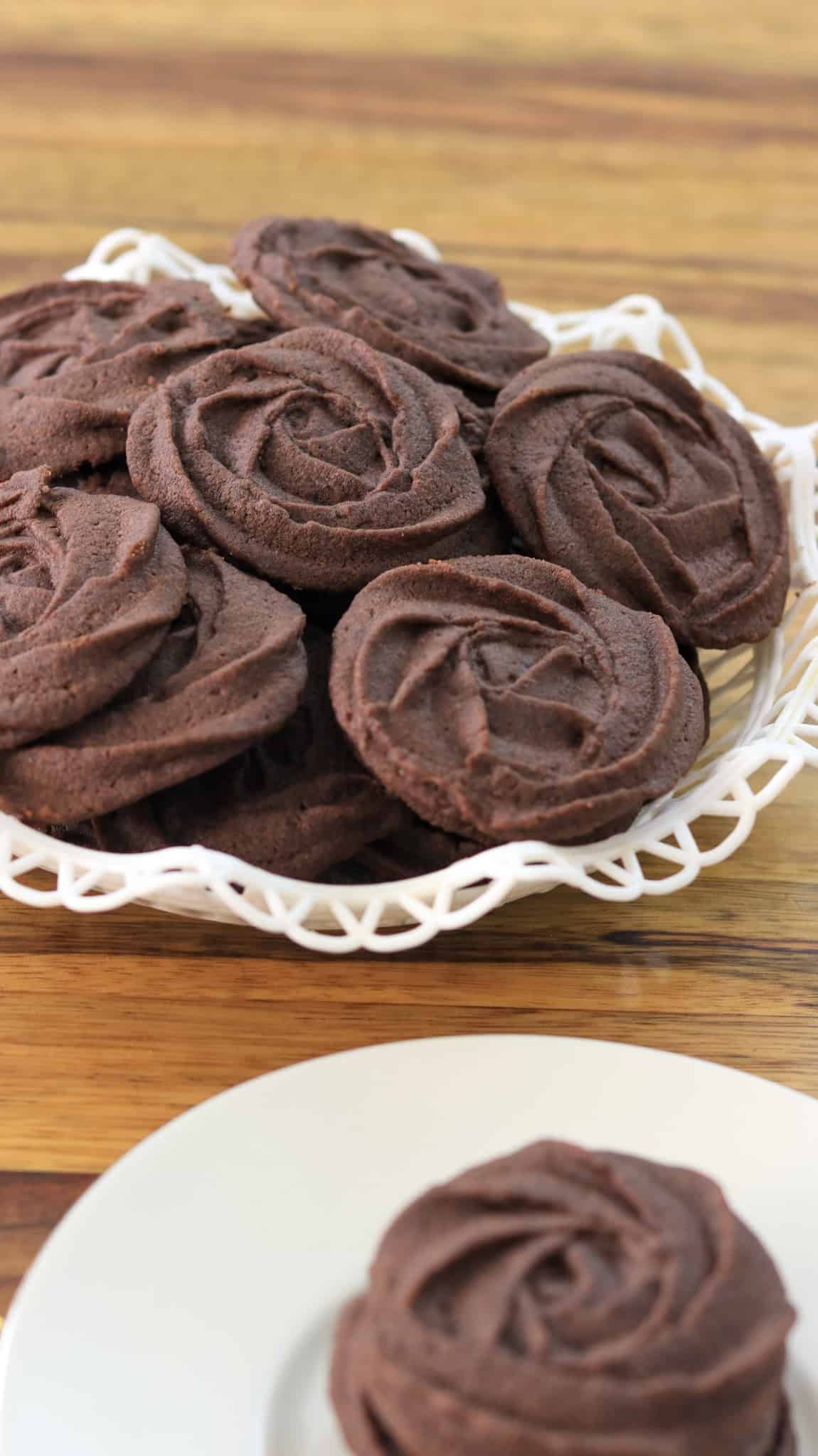 chocolate butter cookies