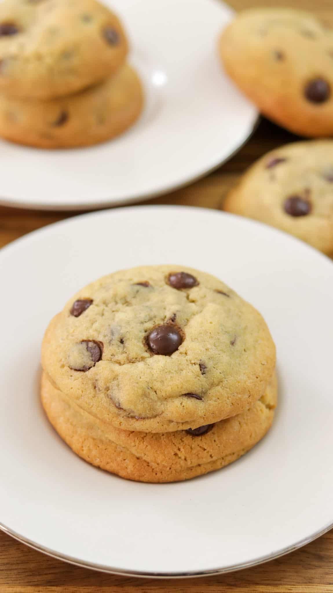 Homemade chocolate chip cookies