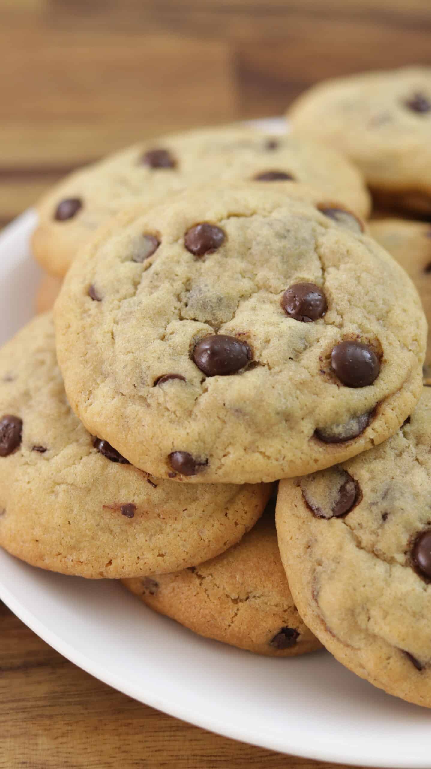 Soft and chewy chocolate chip cookies