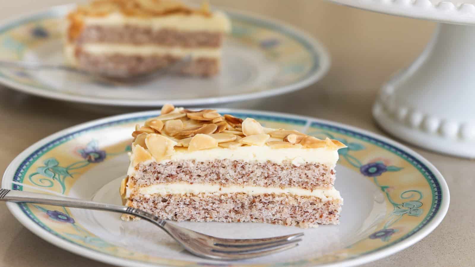 Swedish Almond Cake Recipe | Ikea Almond Cake