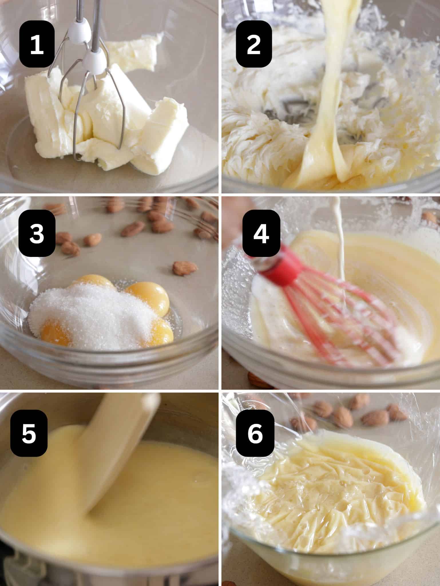 Make the Cream Filling for Swedish almond cake