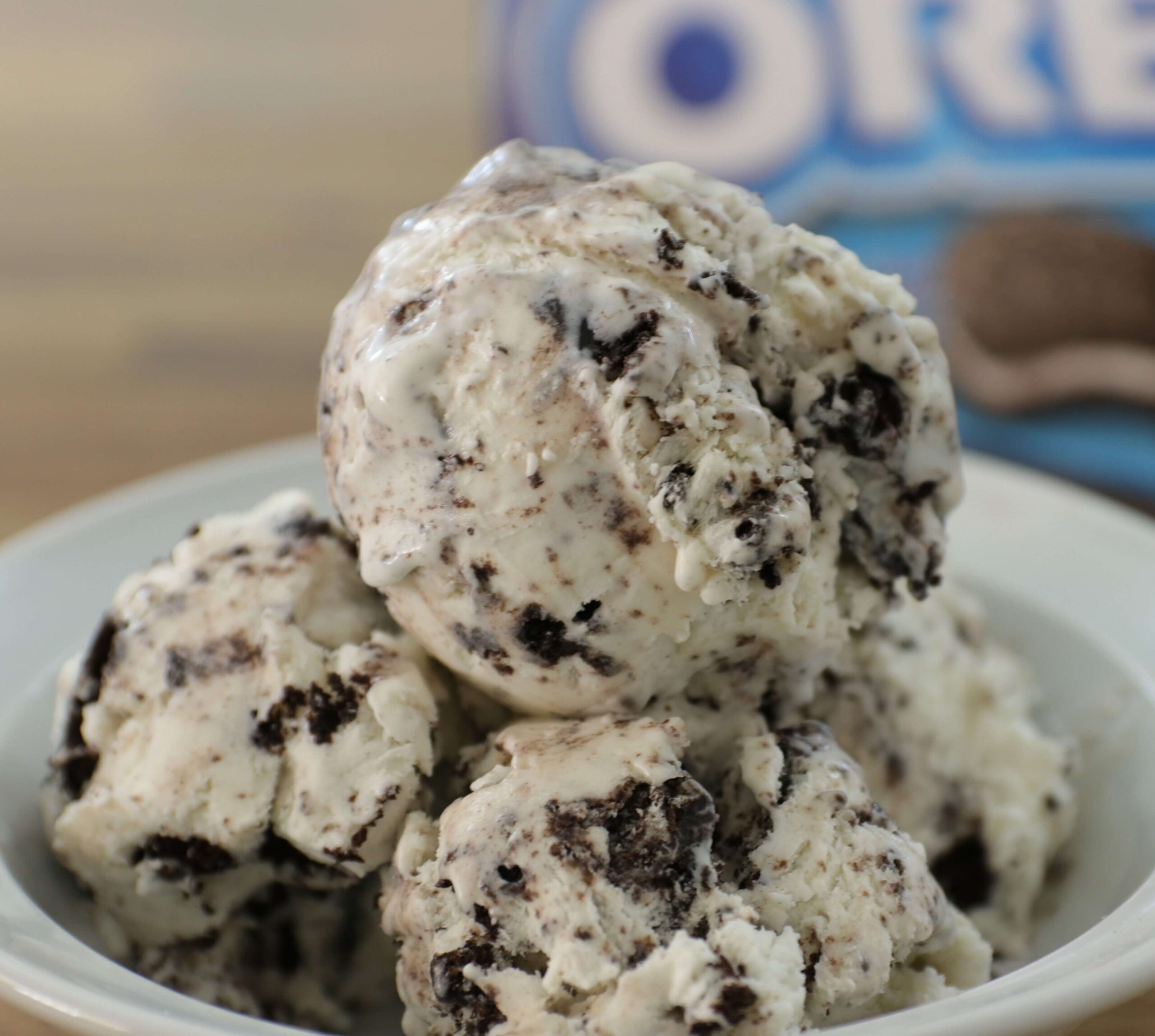 homemade Oreo ice cream