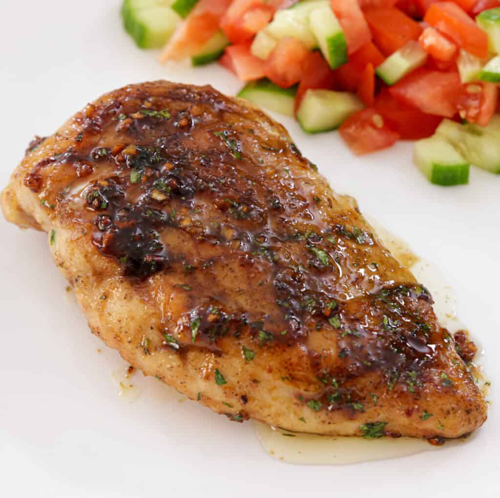 the best scored chicken breast with honey soy glaze