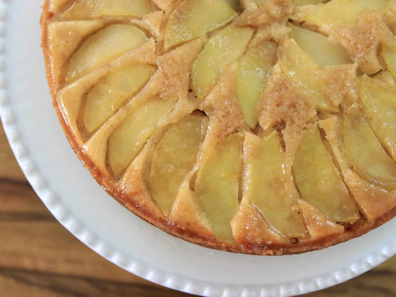 upside down apple cake