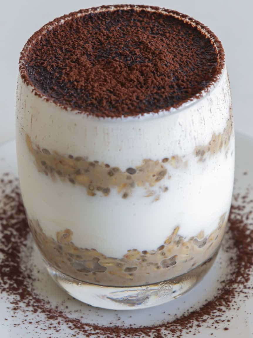 tiramisu overnight oats