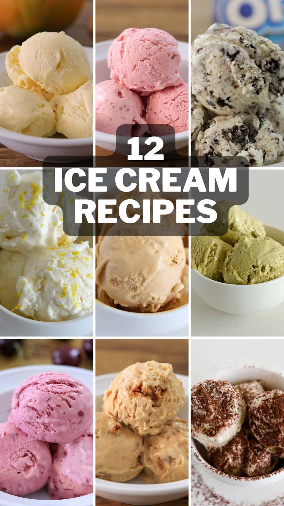 easy 12 homemade ice cream recipes