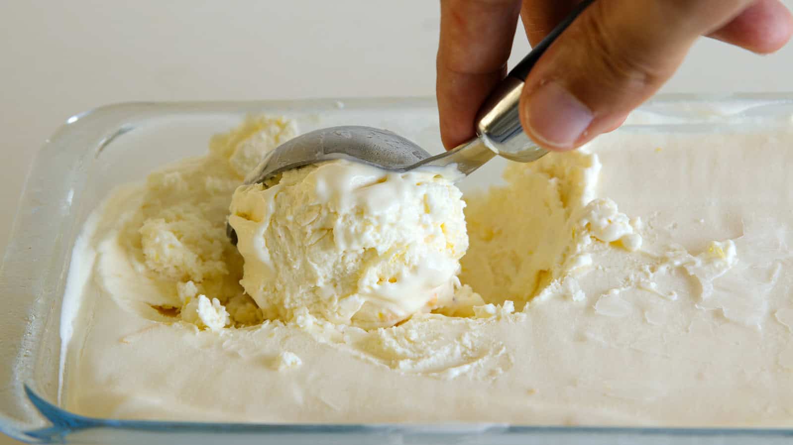 homemade lemon ice cream