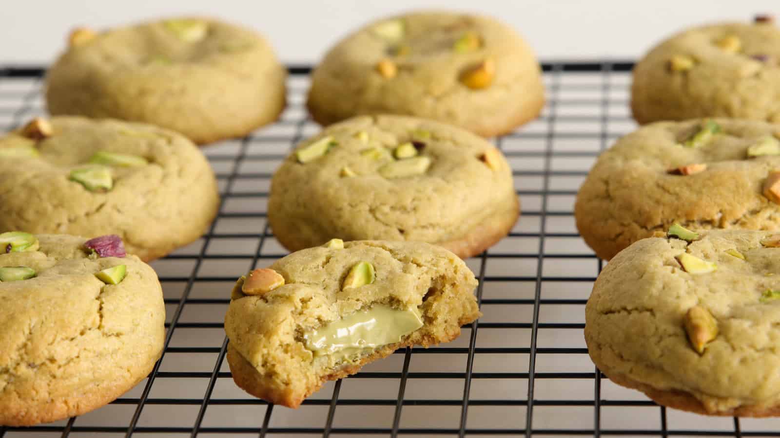 Pistachio Stuffed Cookies Recipe