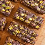 date bars with pistachios