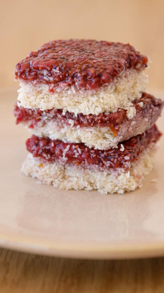 Healthy Coconut Raspberry Bars - The Cooking Foodie