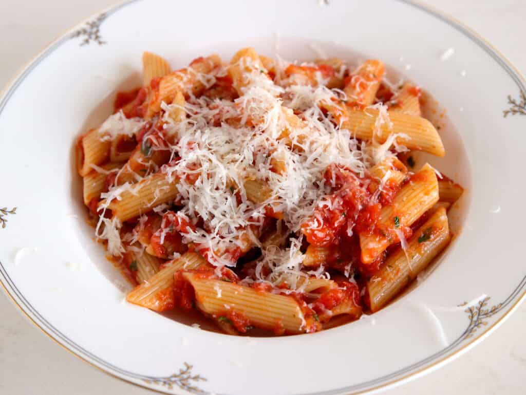 autenthic pasta arrabbiata