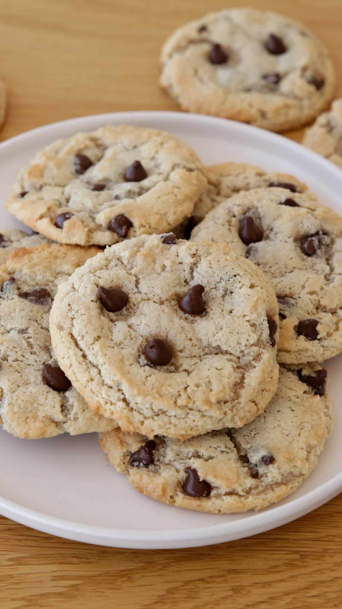 homemade gluten-free chocolate chip cookies