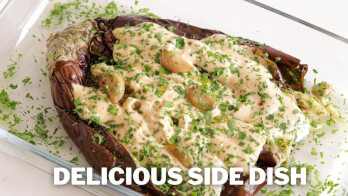 Roasted Eggplant with Tahini