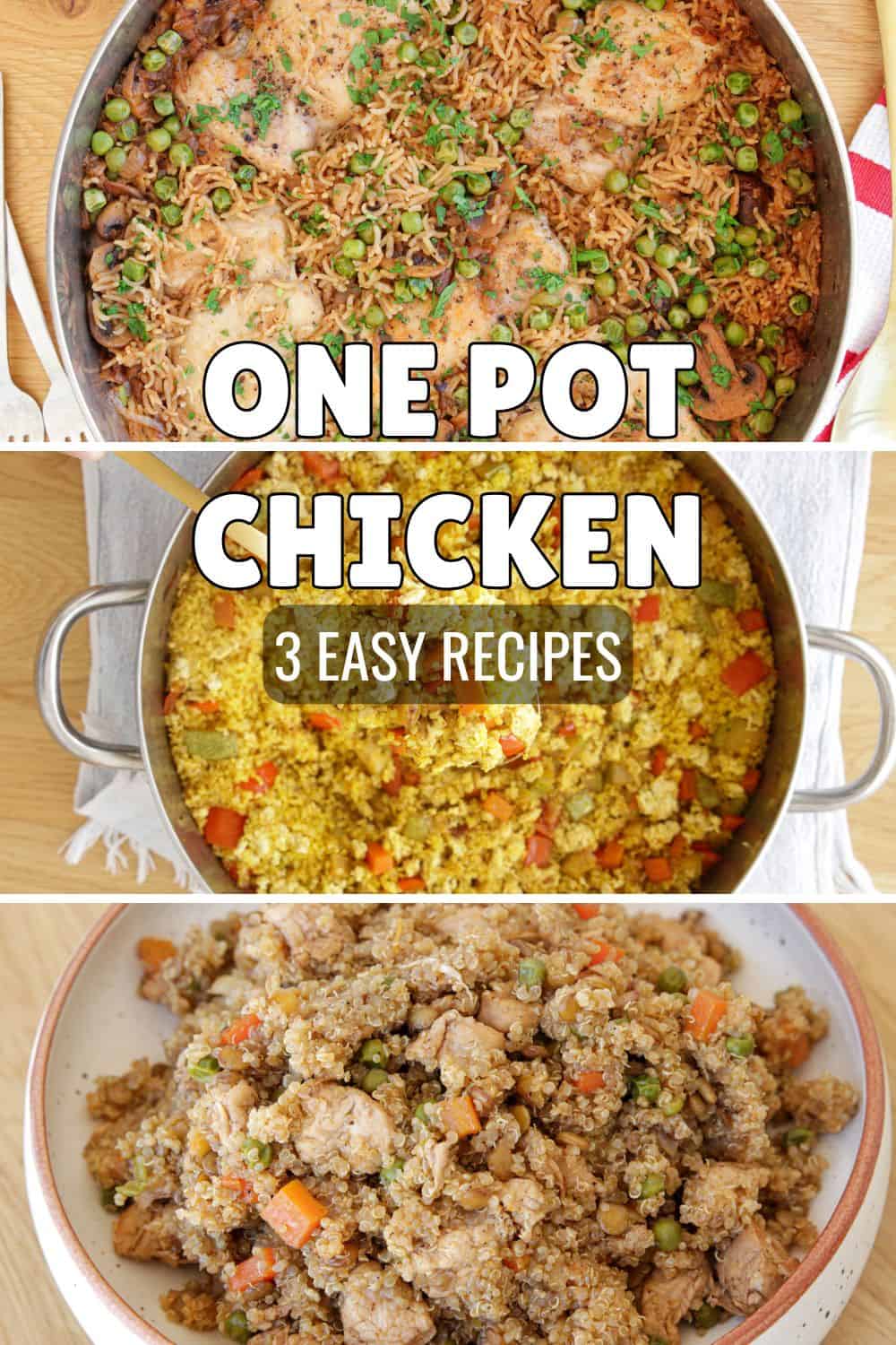 3 easy ways to make one pot chicken 