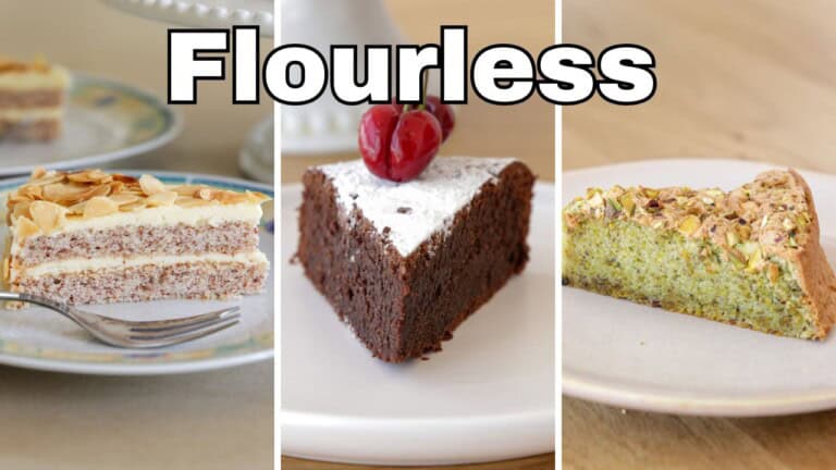 3 easy and delicious flourless cakes