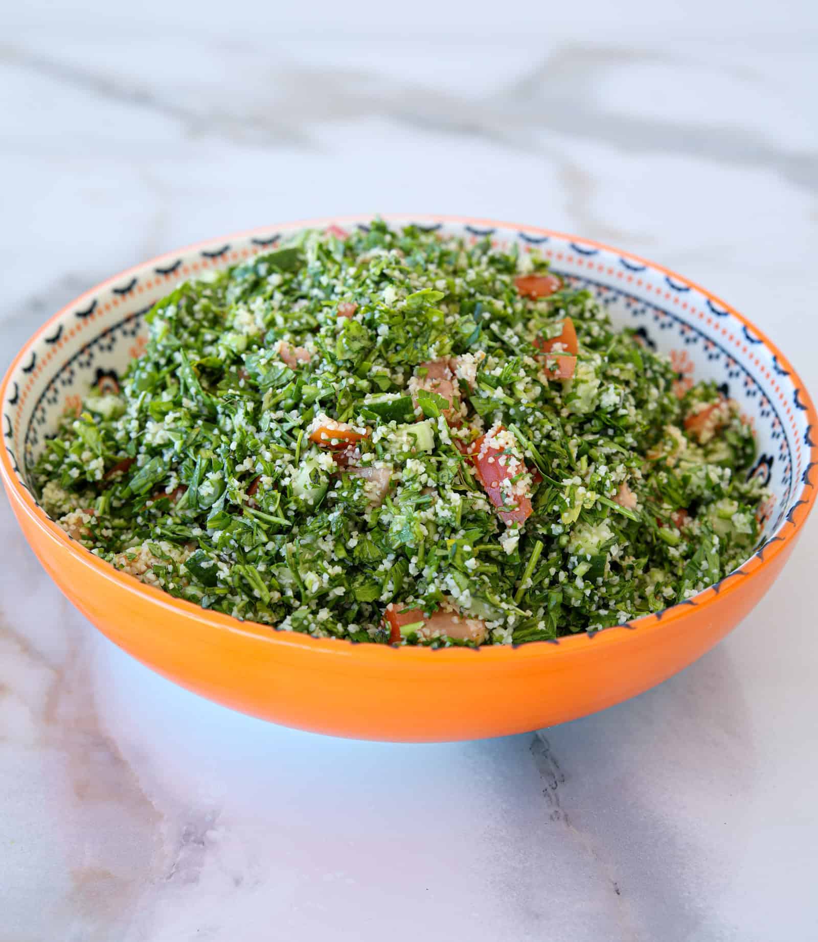 easy Lebanese tabbouleh salad