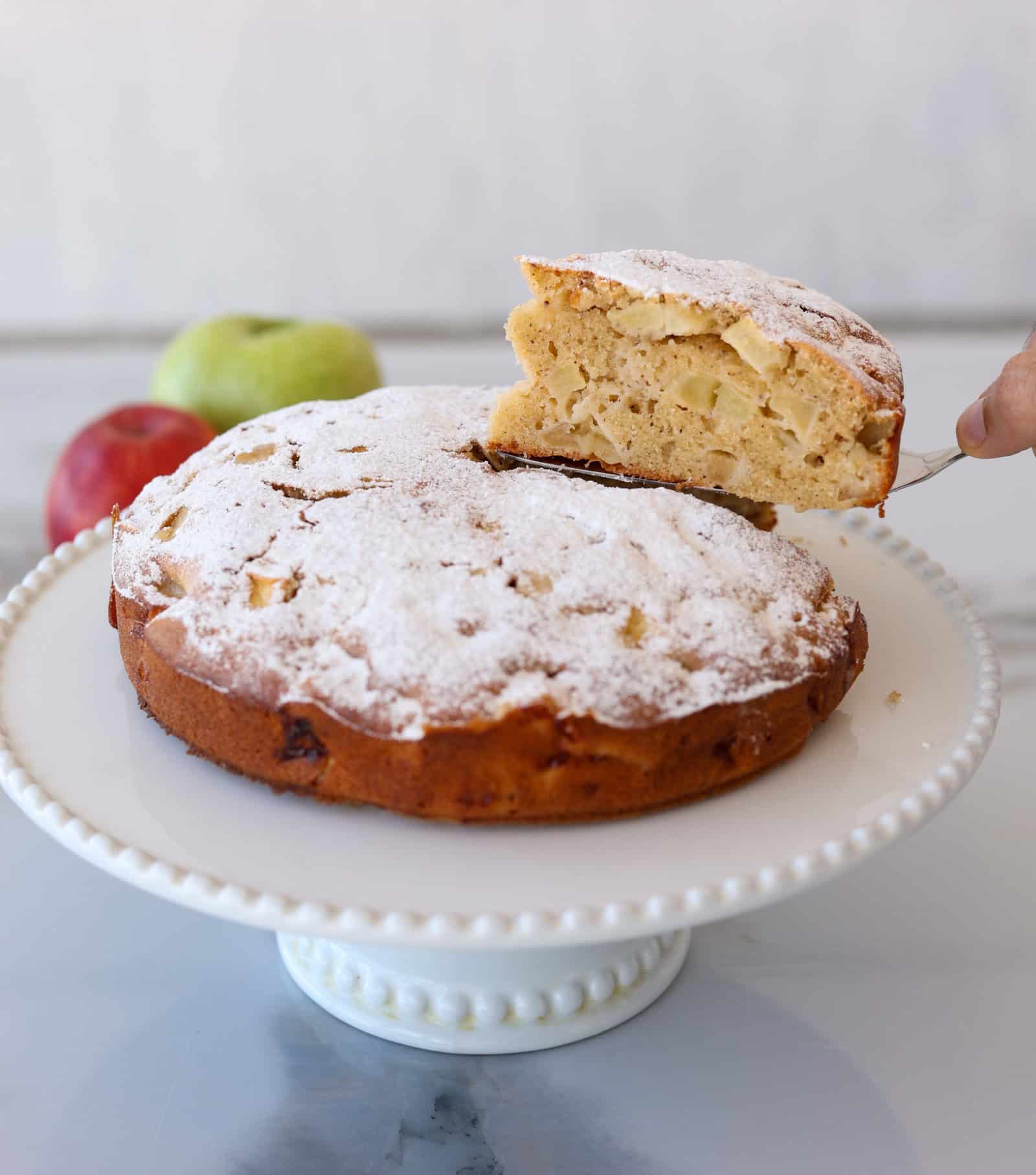 simple home ade apple cake