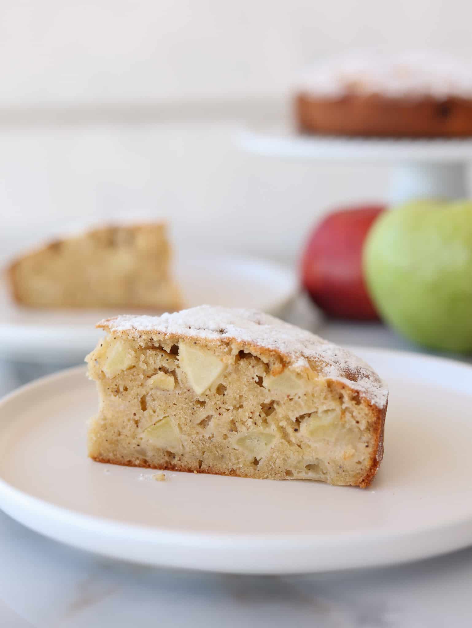 homemade apple cake