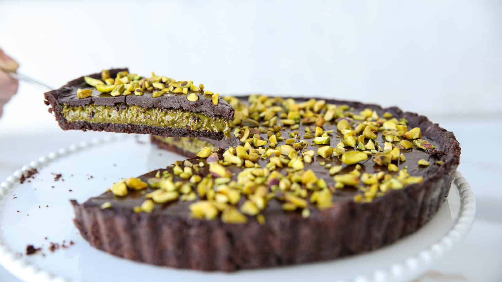 dubai chocolate tart