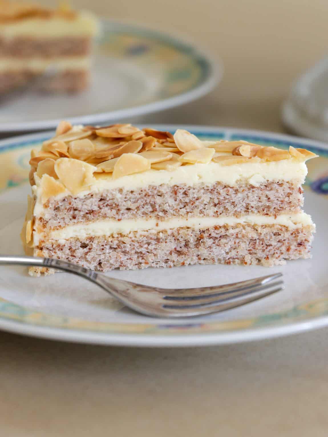 Swedish almond cake