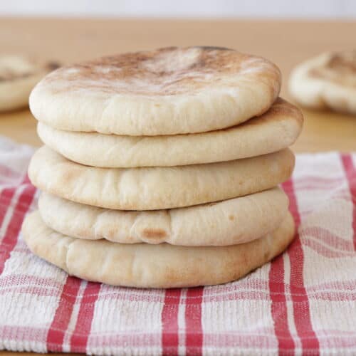 homemade pita bread