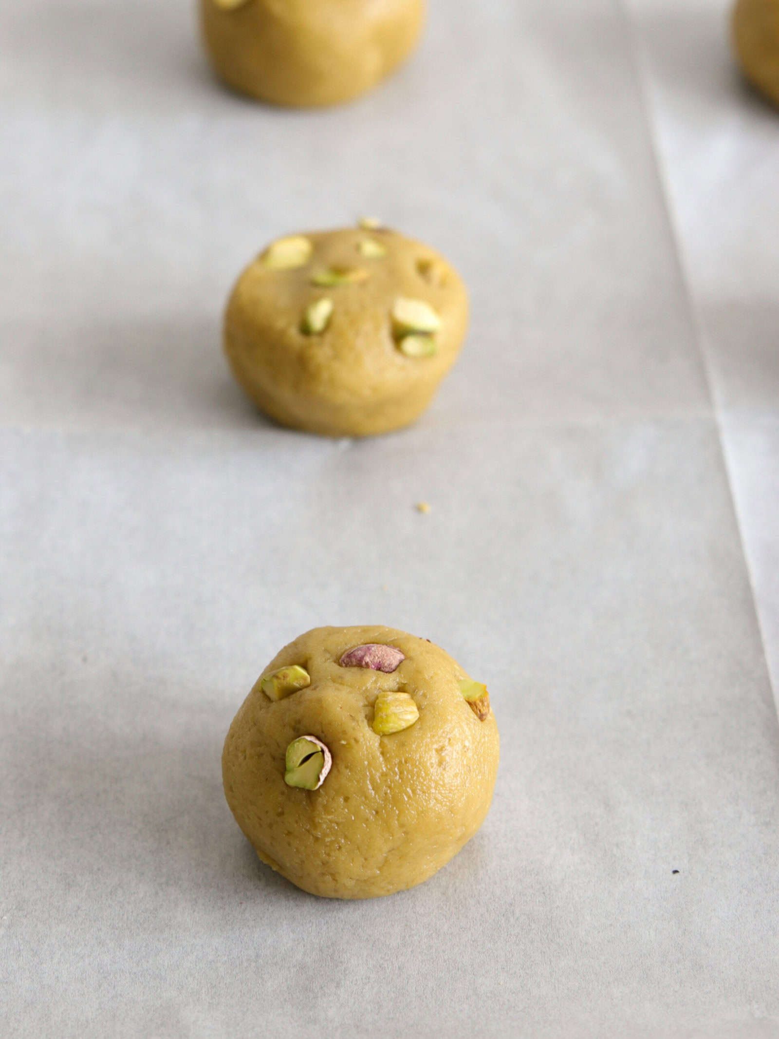 pistachio cookie dough balls