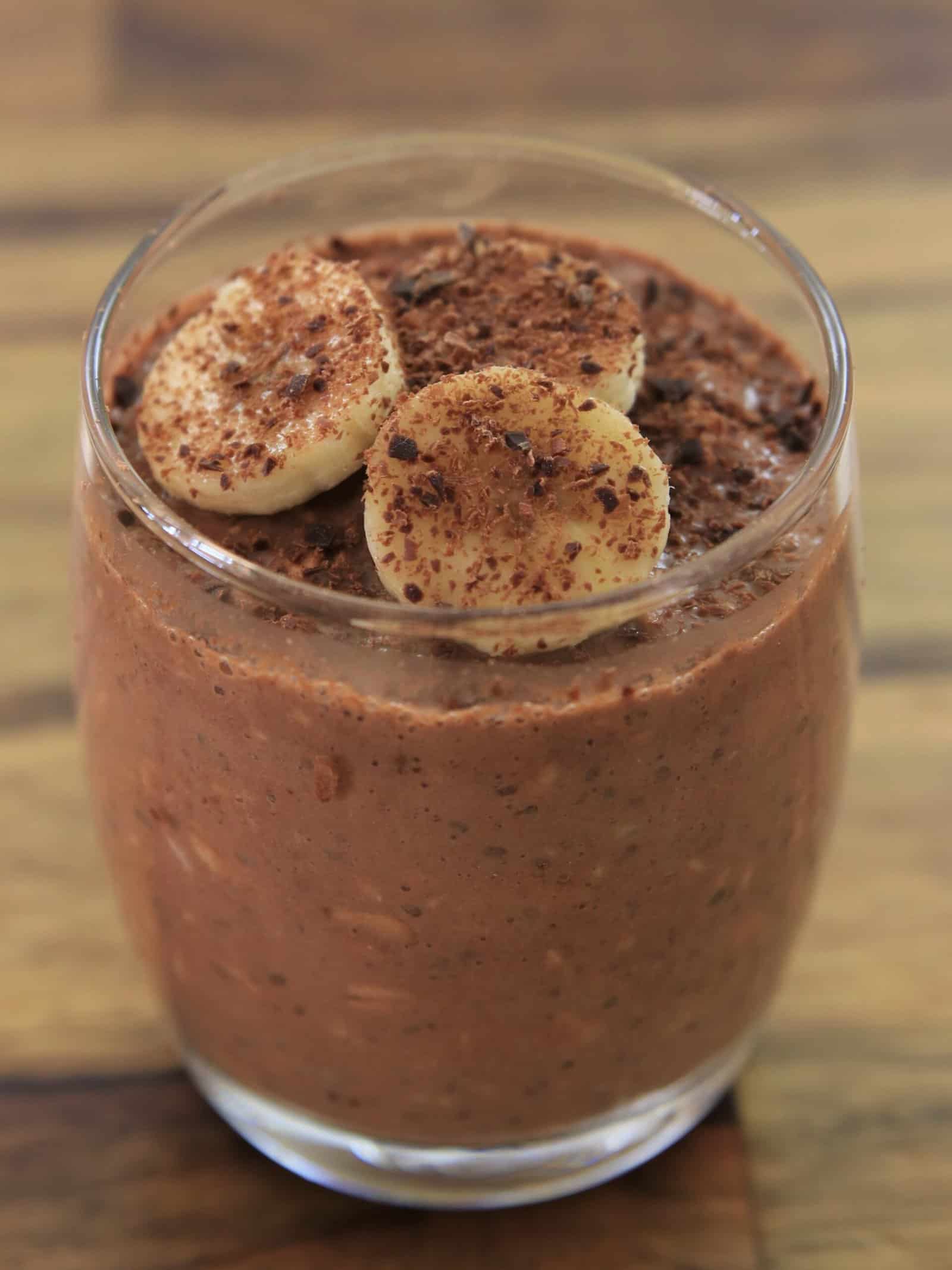 chocolate banana overnight oats