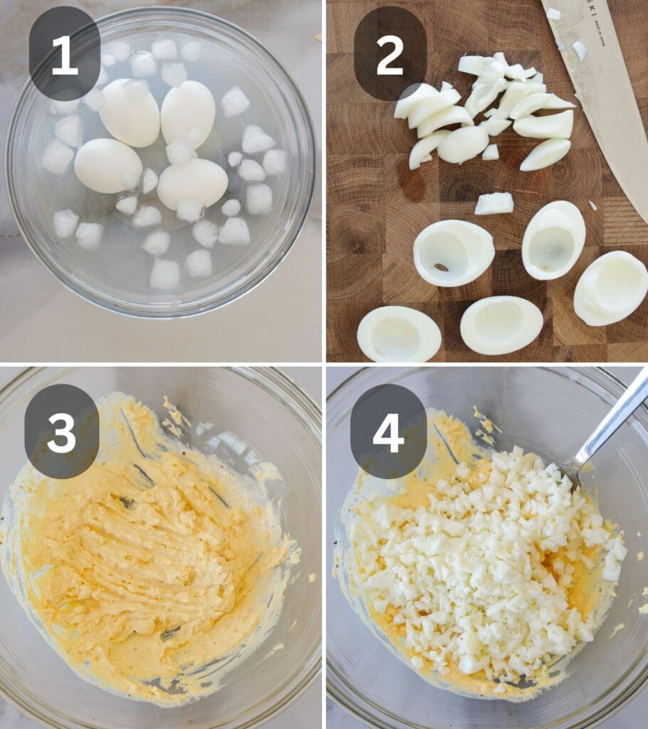 step by step guide on to make Japanese egg sandwihc