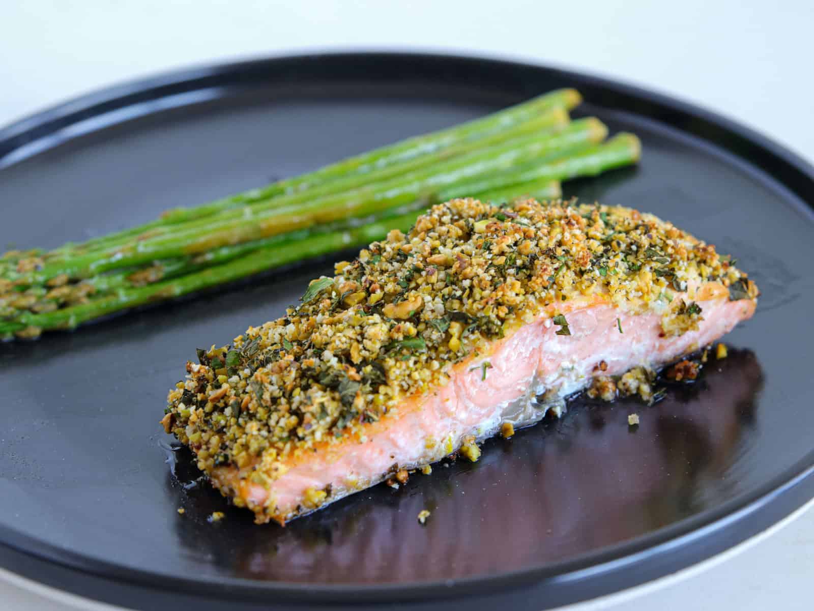 pistachio crusted salmon