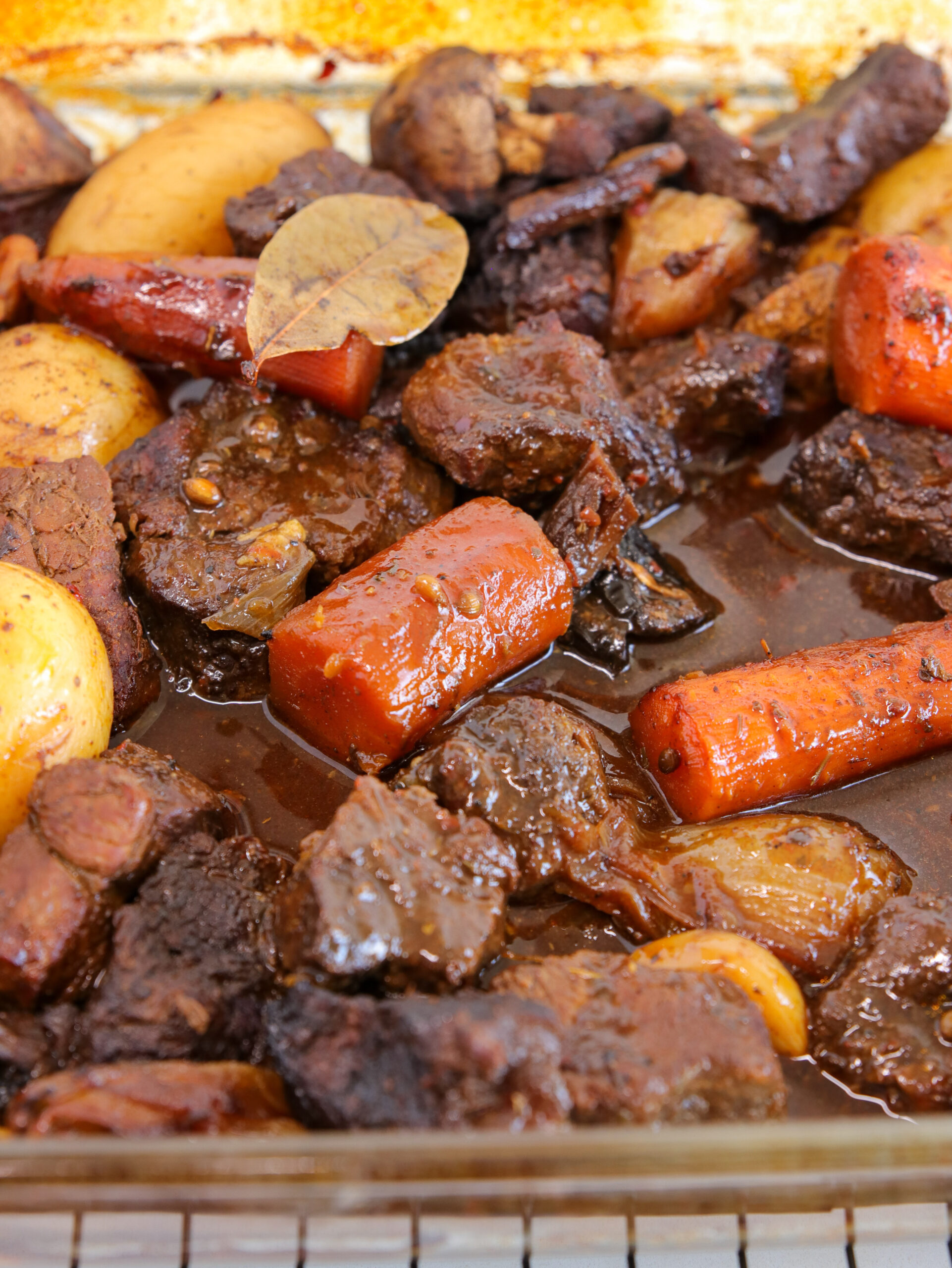 Oven beef stew with veggies