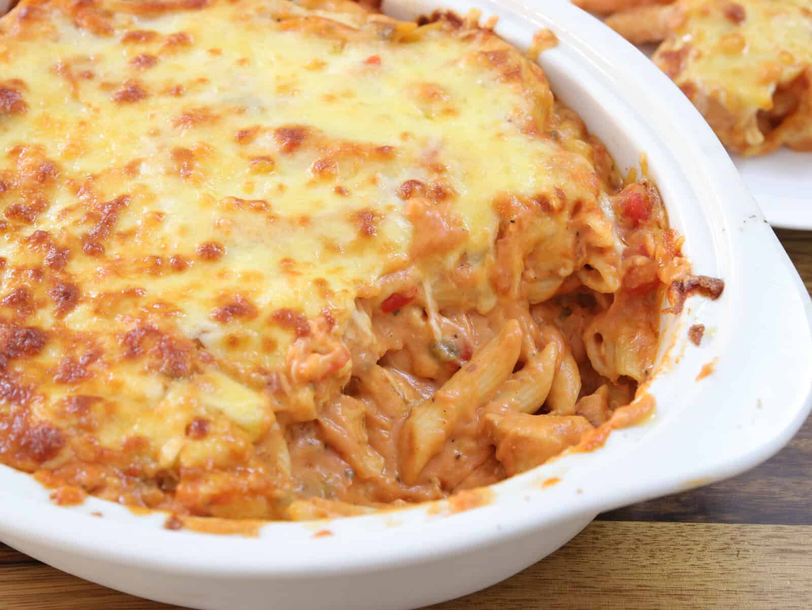 chicken pasta bake