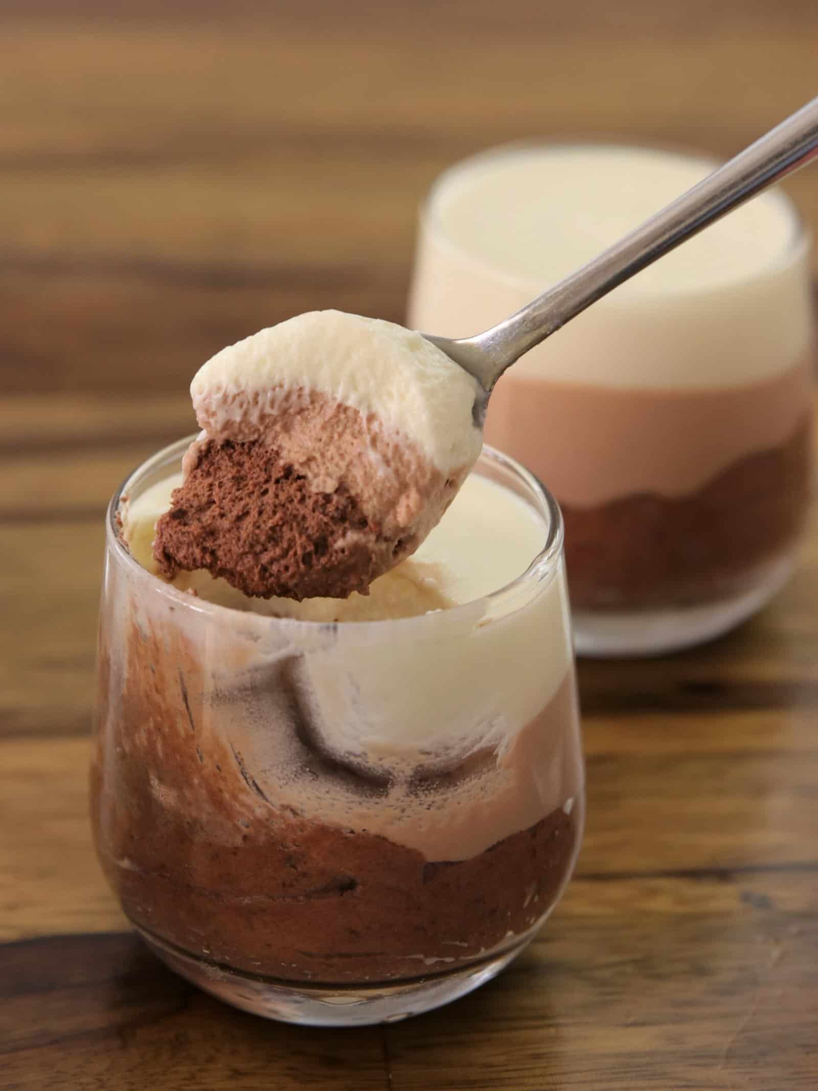 triple chocolate mousse