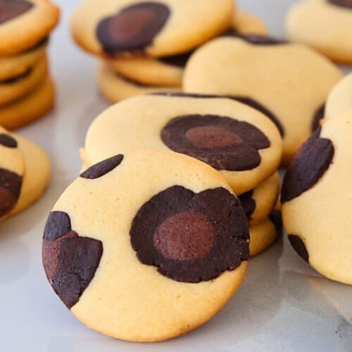 leopard print cookies