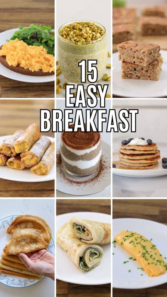 15 Quick and Easy Breakfast Recipes - The Cooking Foodie