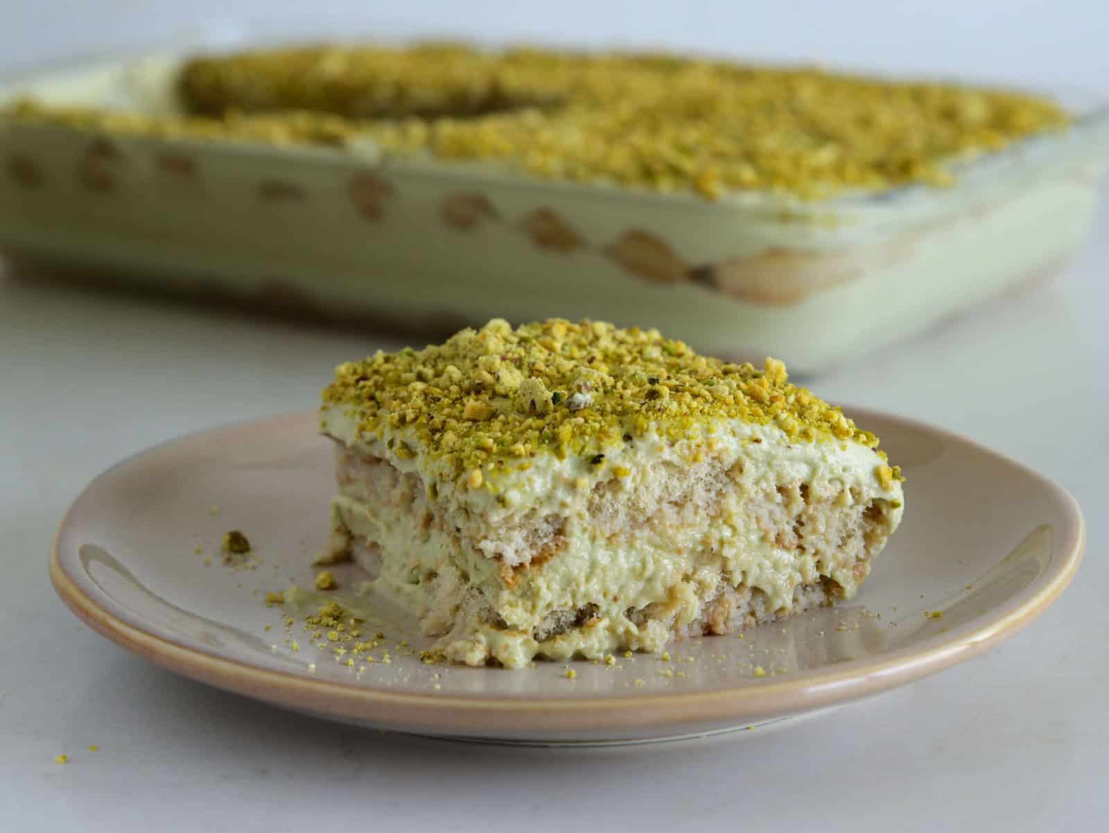 pistachio tiramisu