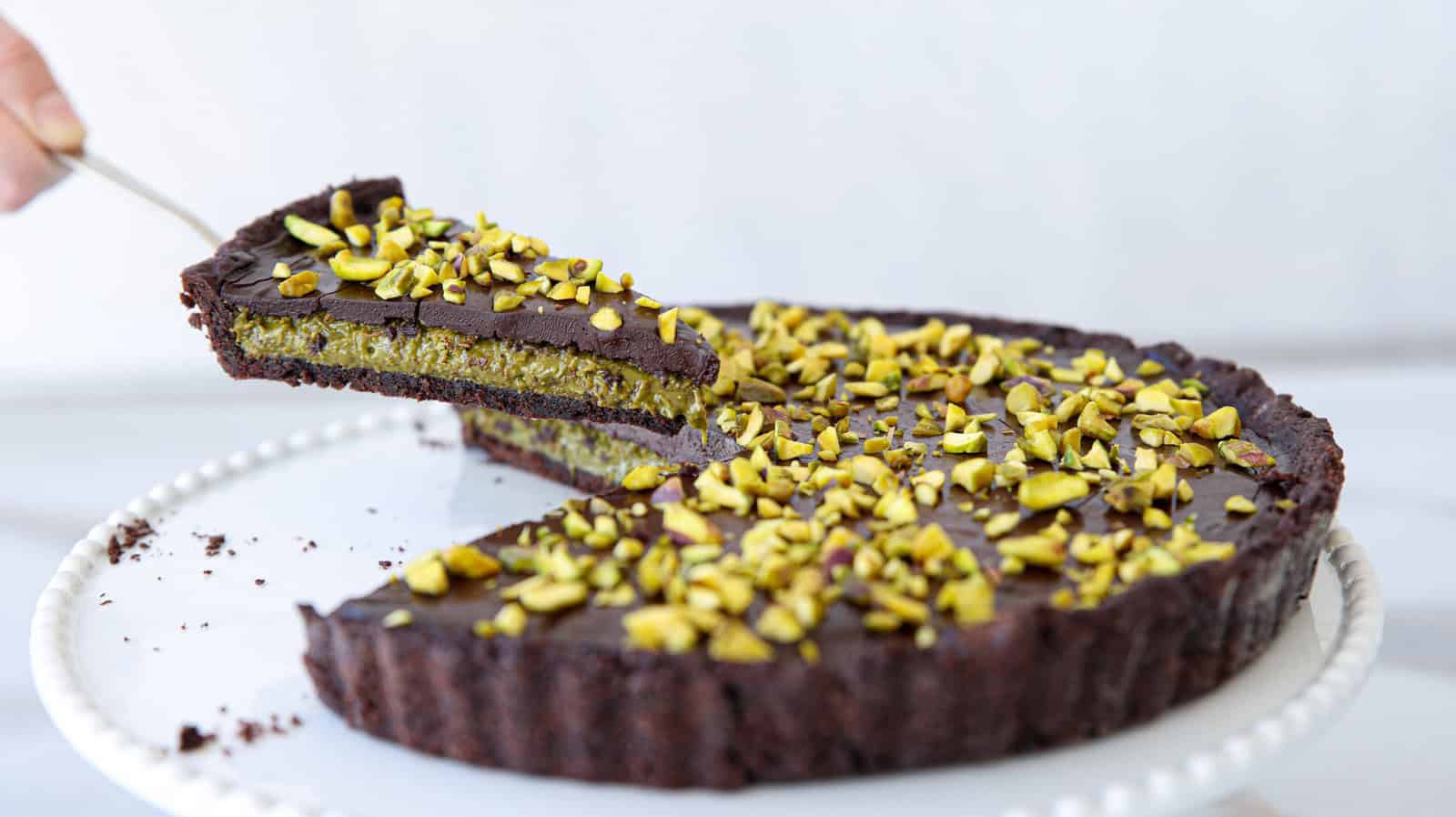 Dubai Chocolate Tart