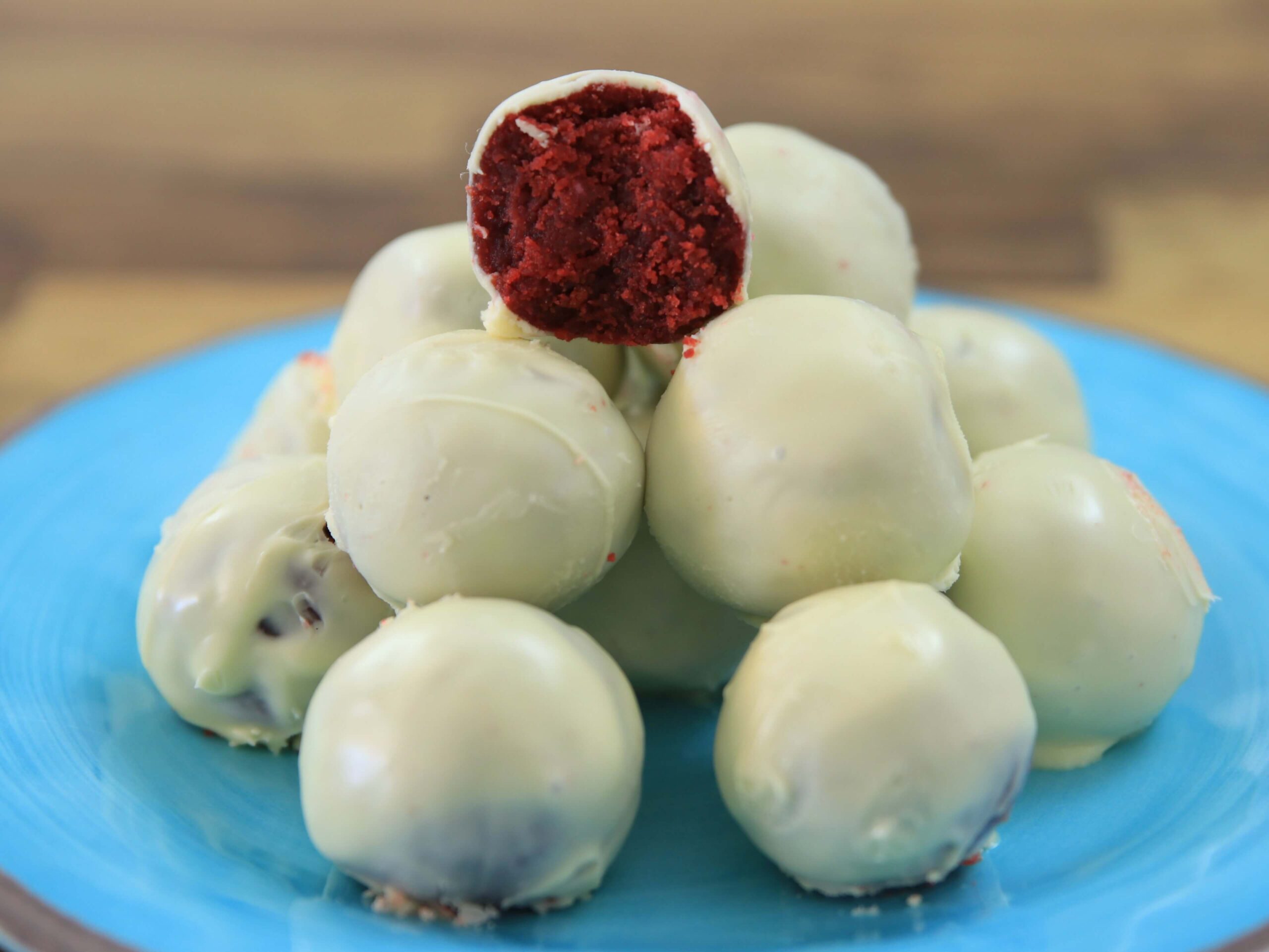 red velvet truffles