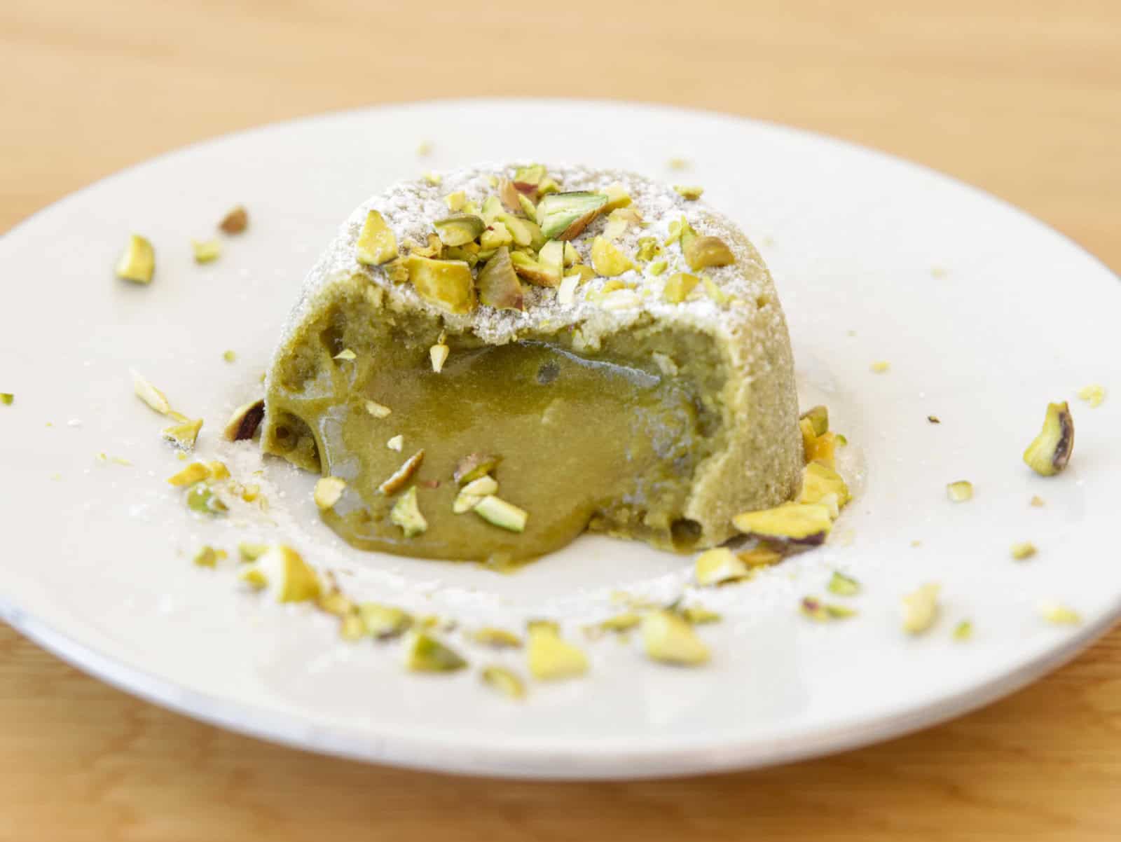 pistachio lava cake