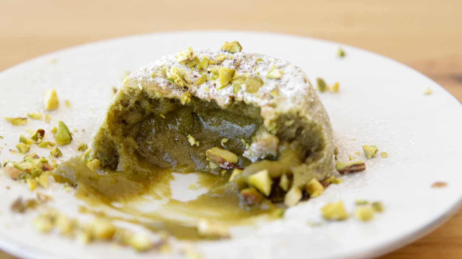 Pistachio Lava Cake